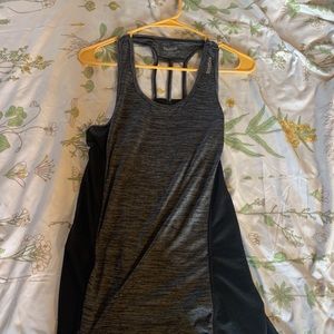 Reebok workout tee with cut outs in the back